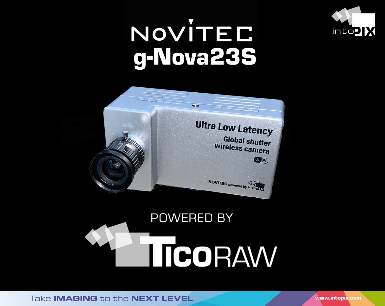 intoPIX 宣布TicoRAW 整合到新的Novitec 工业相机组合中